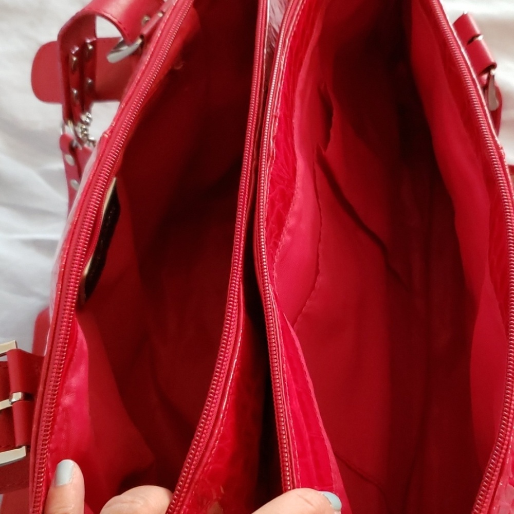 Charlie Lapson Double Compartment Handbag - Picture 3 of 8